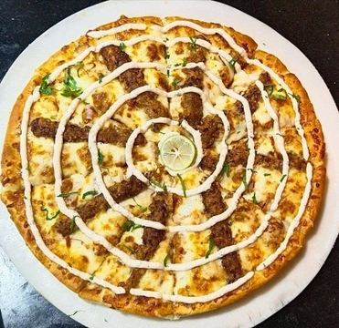 Behari Kabab Pizza